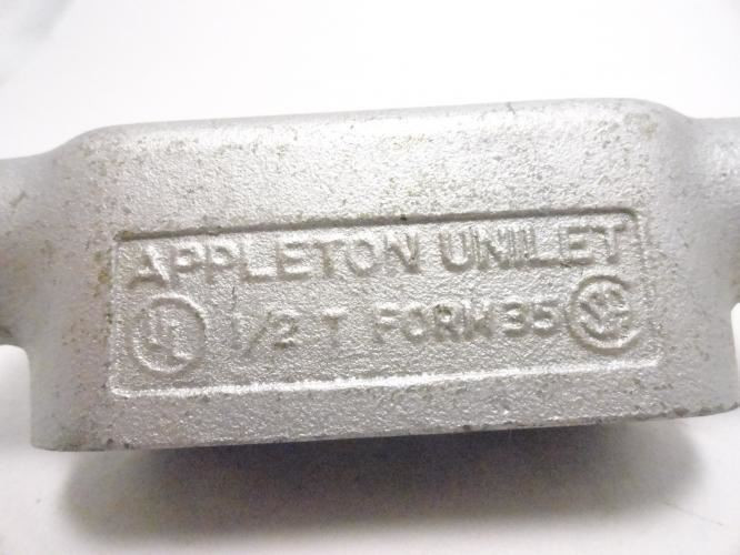 Appleton T50-A; Conduit Body; 1/2" Hub Size; Volume: 4 CU. IN.
