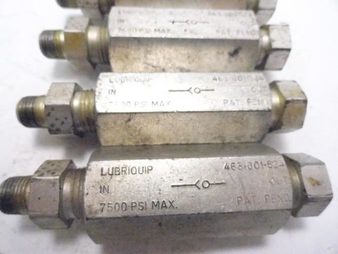 Lubriquip 463-001-524; LOT-5 Check Valves; 1/5"-18 NPT SS