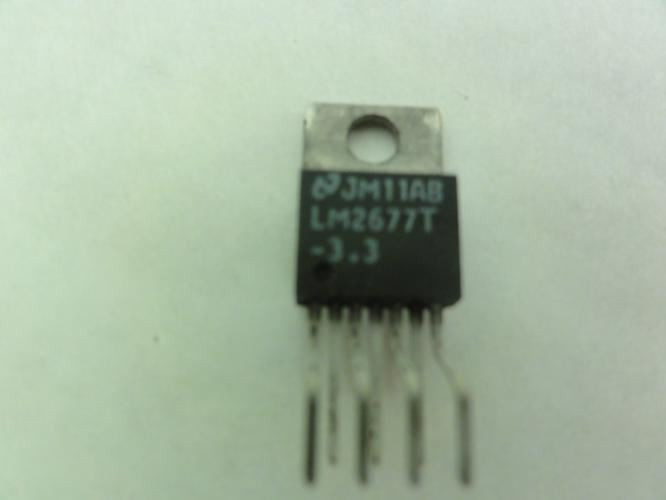 TI LM2677T-3.3; Lot-4 Voltage Regulators; 5A; 3.3V