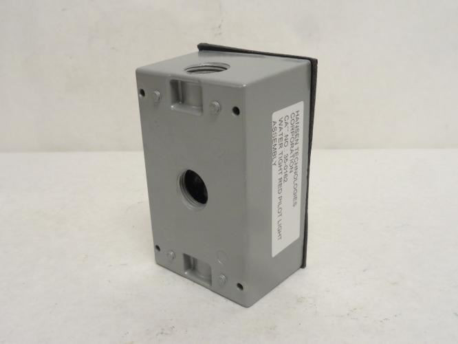 Hansen 35-0162; Water Tight Pilot Light Assembly; Red; 115VAC