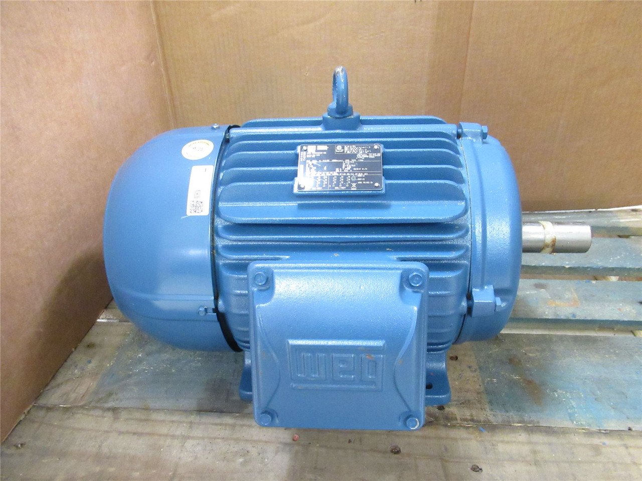 WEG 01018ET3E215T-W22; AC Motor 10HP; 208-230/460; 1765RPM