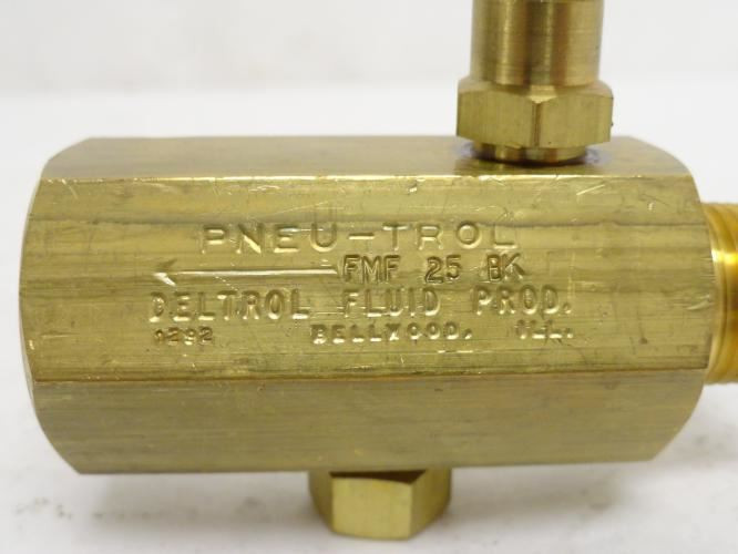 Deltrol FMF25BK; Brass Flow Control Valve; 3/8NPT