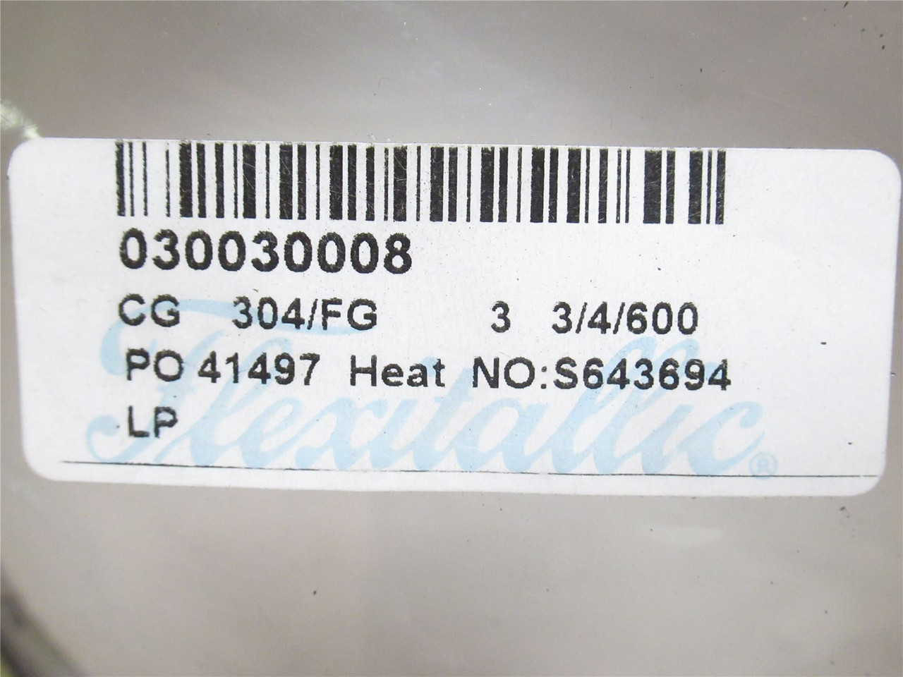 Flexitallic 30030008; Spiral Wound Gasket; Size: 3"