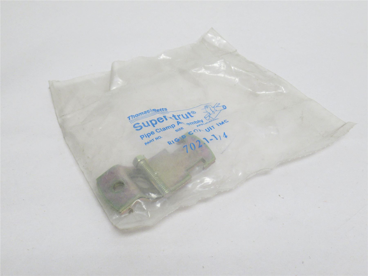 T&B 702-1-1/4; Lot-10; Steel Conduit Strap Clamps; 1-1/4"