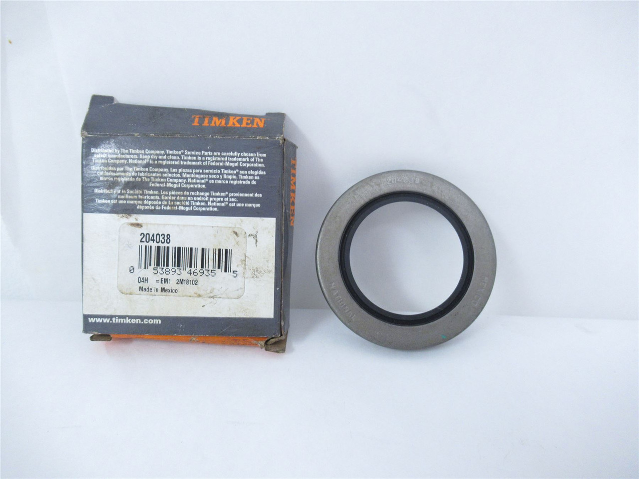 Timken 204038; Nitrile Oil Seal 1.750"ID x 2.721" OD
