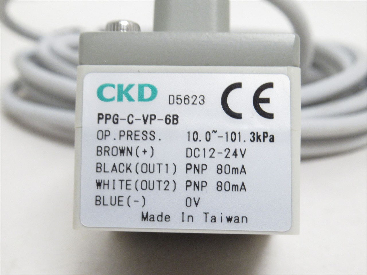 CKD PPG-C-VP-6B; Pressure Switch; W/Digital Display; 12-24VDC