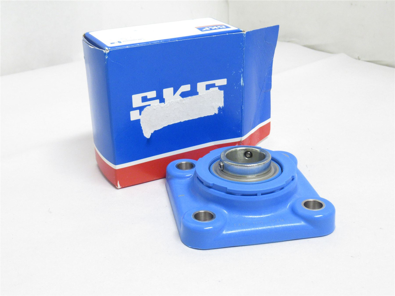 SKF F4BC100-TPZM; Thermoplastic Flange Bearing; 1"ID; 4-Bolt