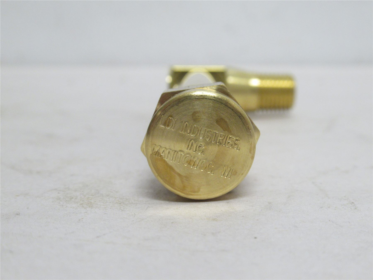 LDI G105-2-1PC; Vented Brass Oil Gauge 3/8NPT; Ser: G100