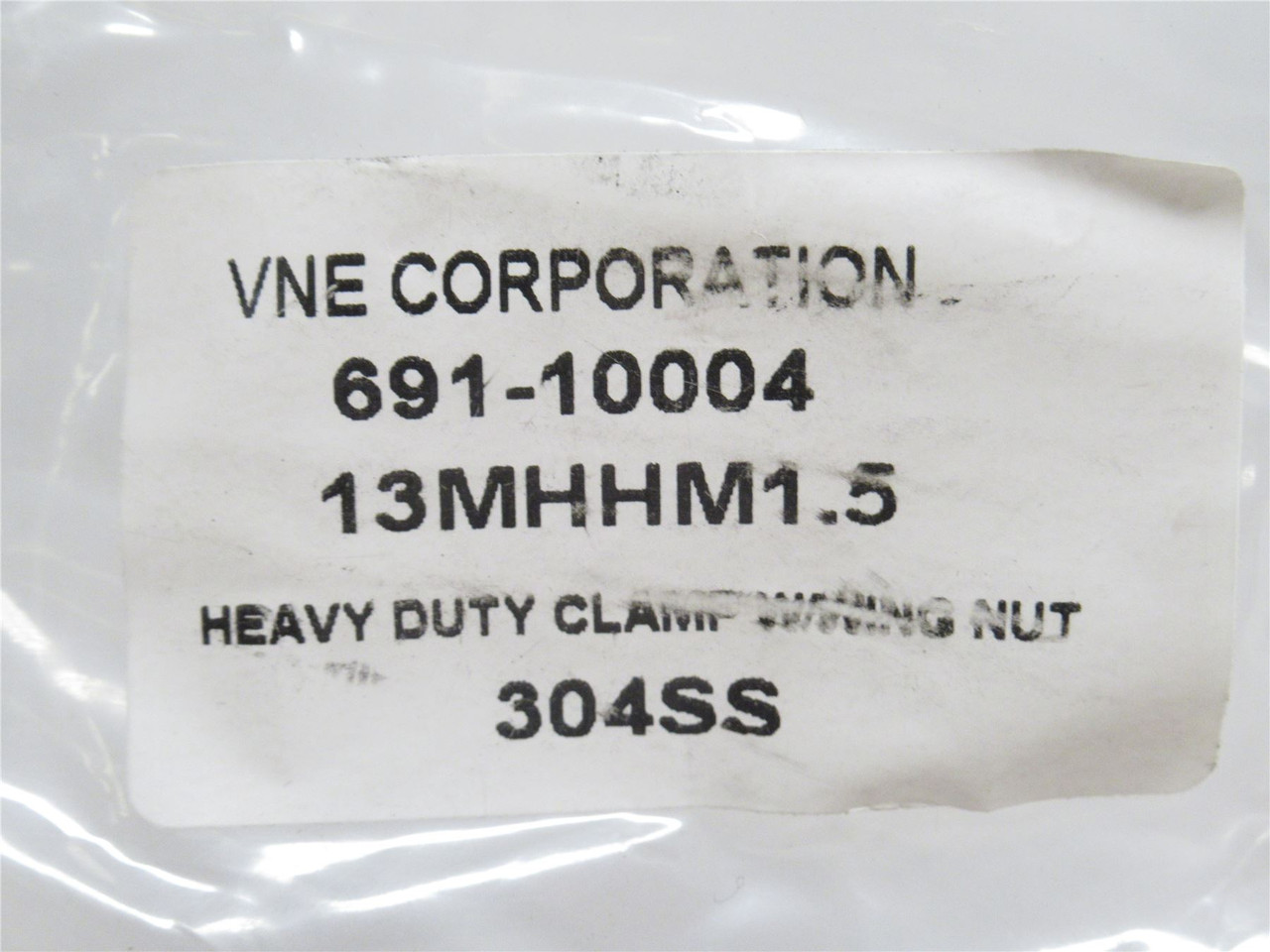 VNE 13MHHM1.5; Single Pin Clamp; SS-304; Size: 1-1/2"