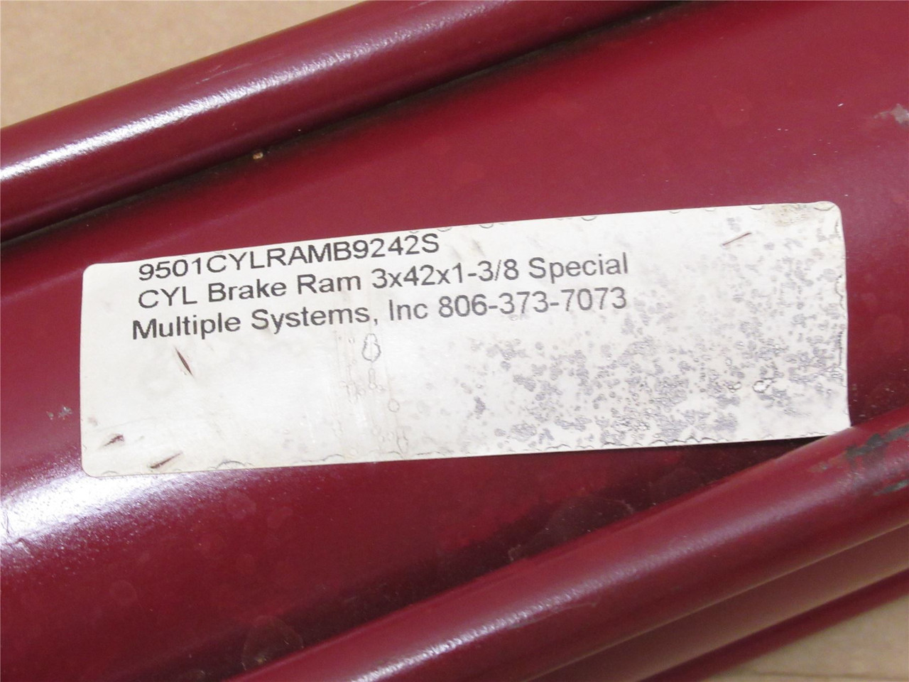 Multiple Systems 9501CYLRRAM9242S; Hydraulic Cylinder 42"S