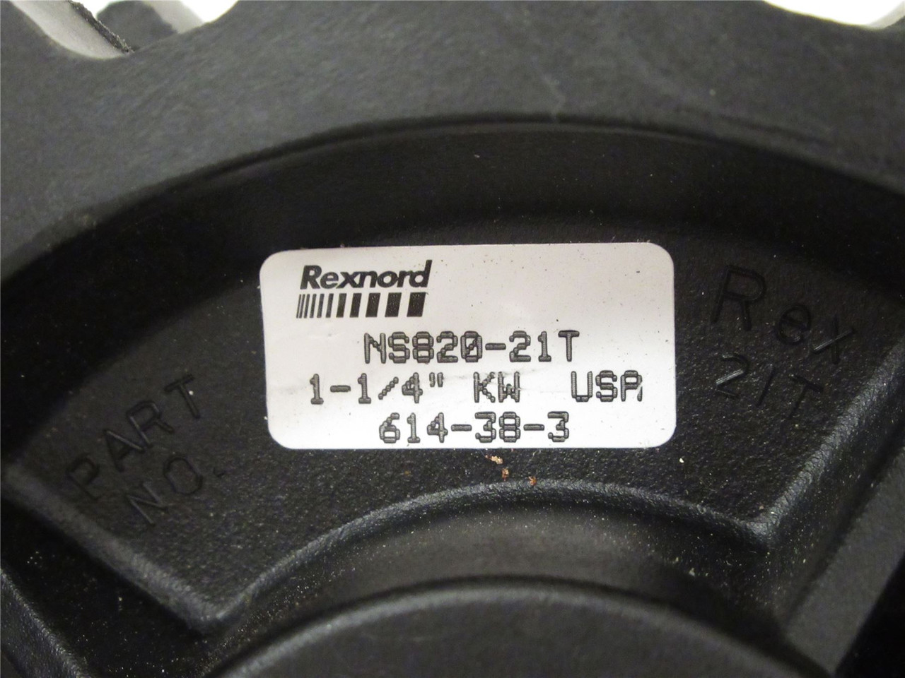 Rexnord 614-38-3; Split Conveyor Chain Sprocket; 1-1/4"ID
