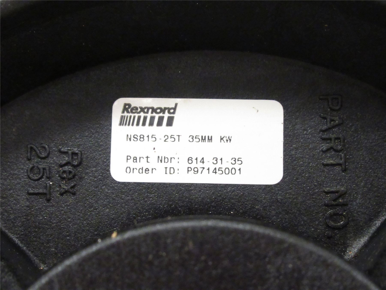 Rexnord 614-31-35; Split Conveyor Chain Sprocket; 35mmID; 25T