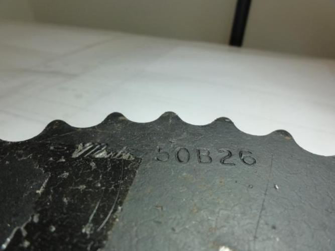Martin 50B26-3/4; Sprocket # 50; 26T; .75"ID