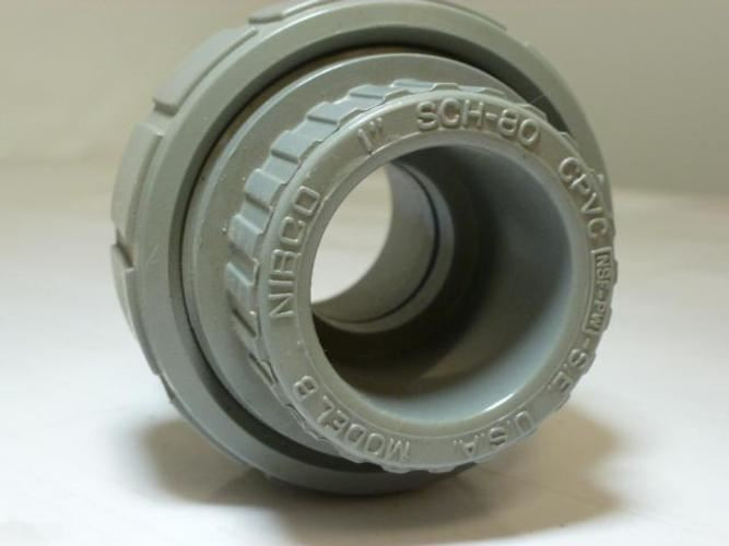 Nibco MDL-Unkn88847; PVC Union Fitting 1''; SCH80