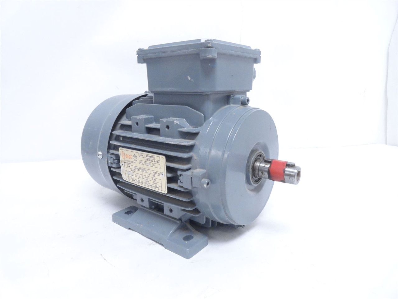 Bege 2BGM-80L2; AC Motor; 1.1kW; 382/575V; 3490RPM; 3PH
