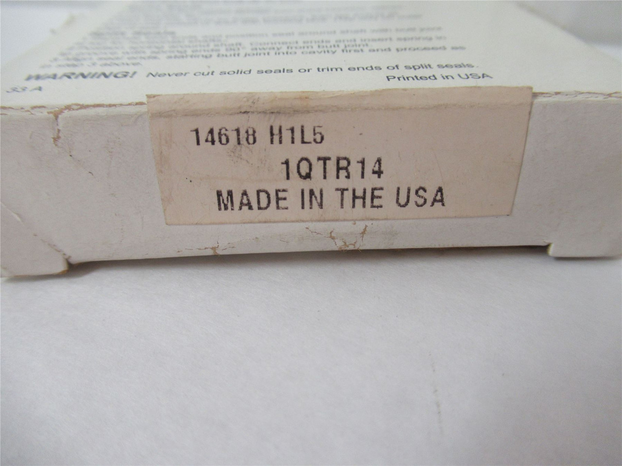 Parker Clipper 14618HIL5; Oil Seal 1.5" ID  Dual Lip w/Spring