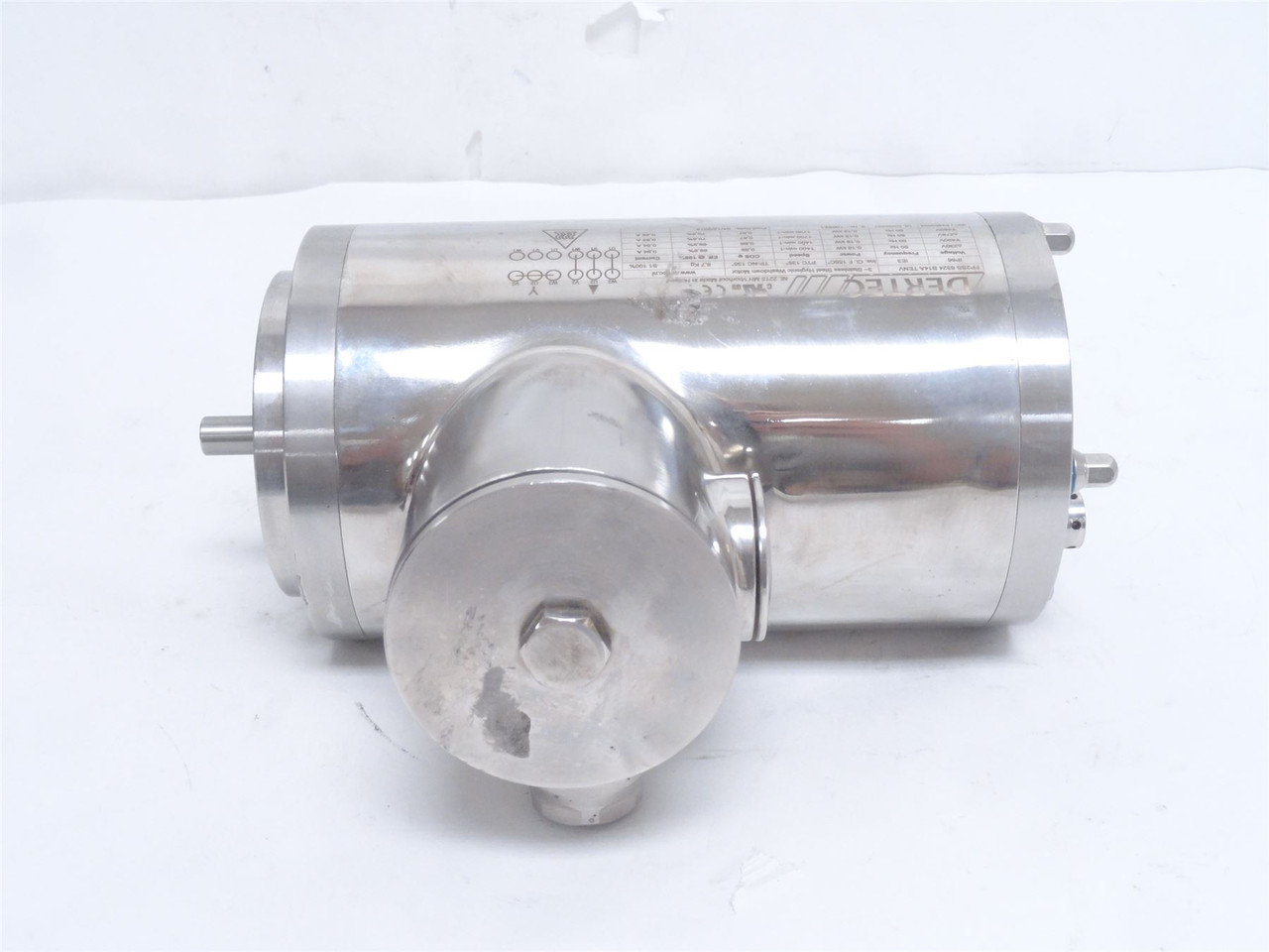 Dertec FP2SS-6324-B14A-TENV; SS AC Motor 0.18kW 480VAC 1700RPM