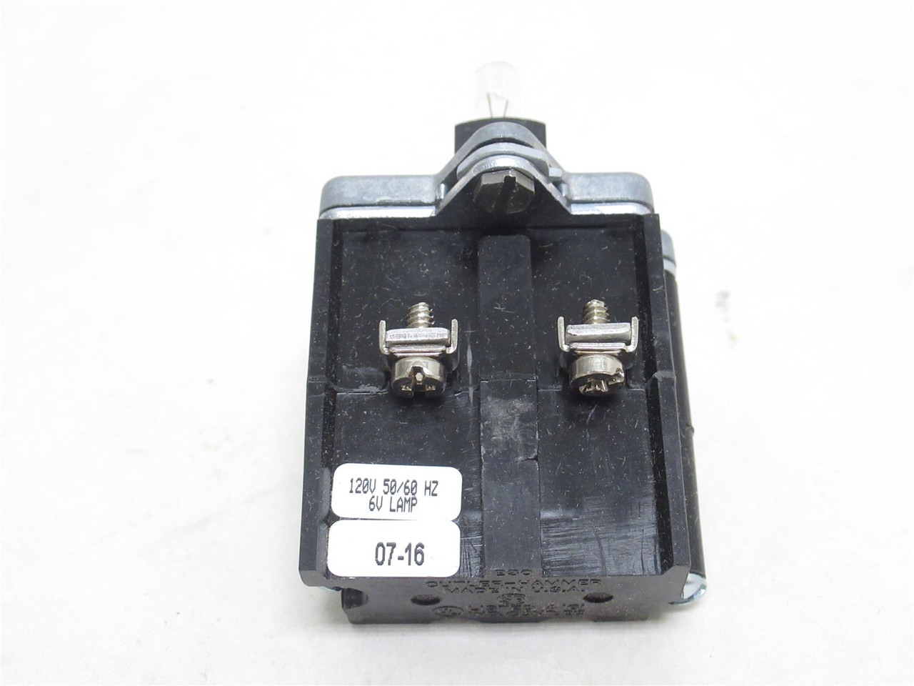 Eaton E30DA; Single Button Operator; Illuminated; 120VAC