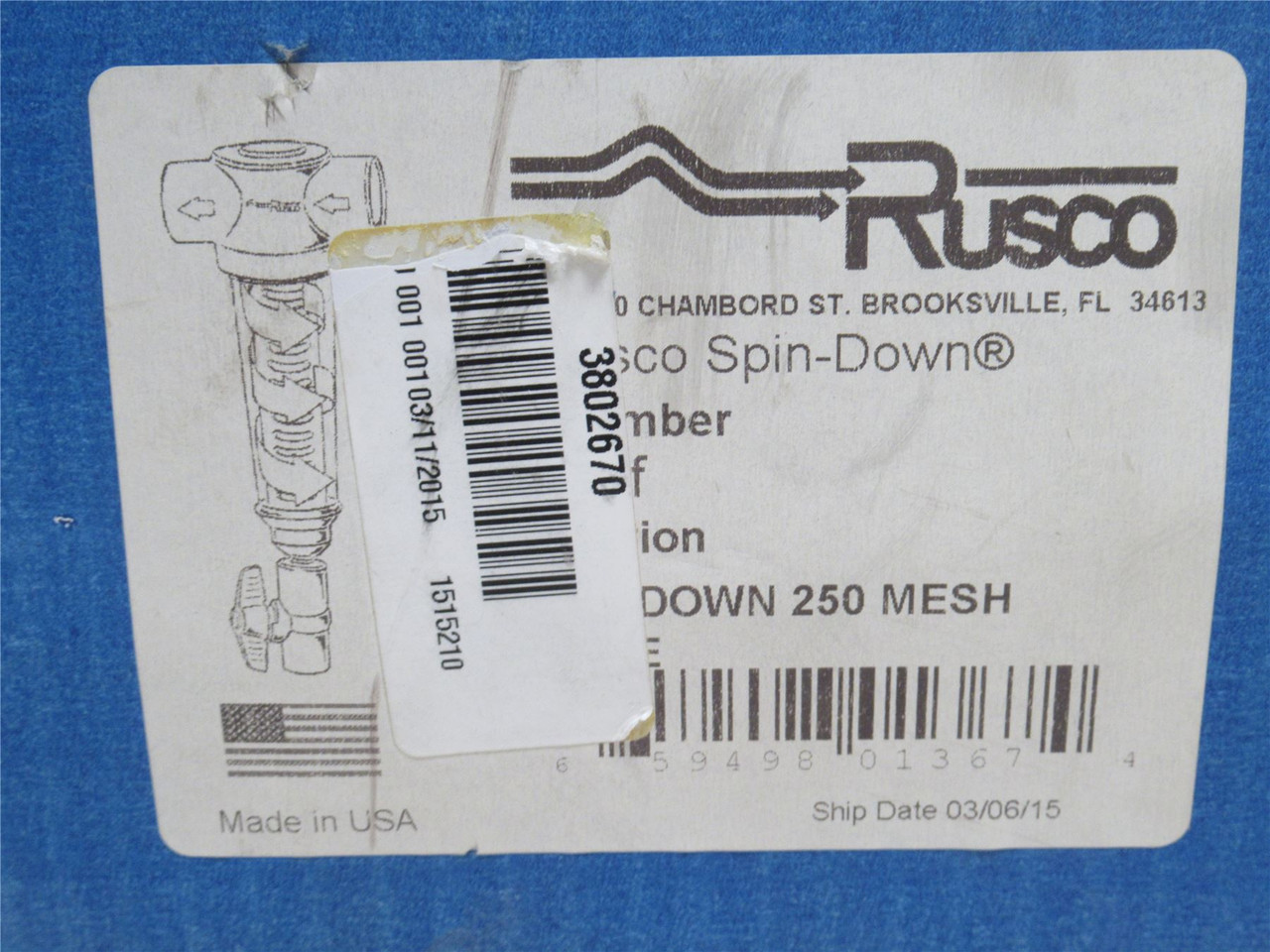 Russo 2-100ST-F; Sediment Trapper System; 2NPT; NO SCREEN