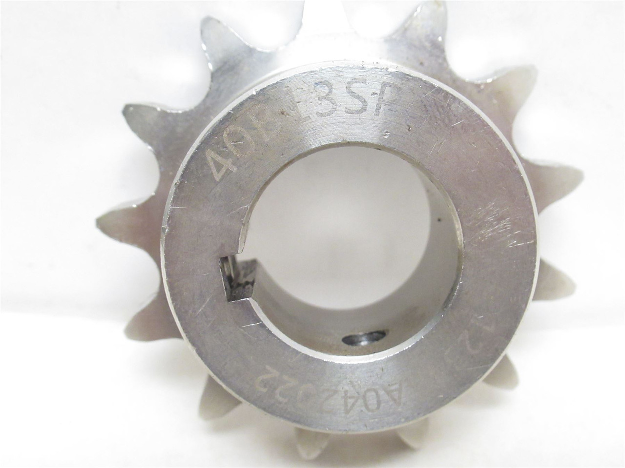MFG- 40B13SS-20; Sprocket #40; SS; 13 Teeth; 20mmID