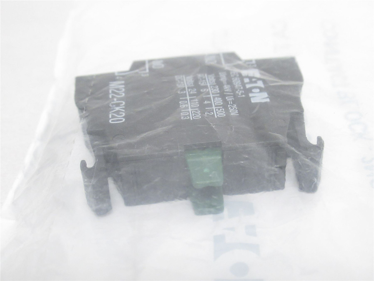 Eaton M22-CK20; Push-Button Contact Block; 2-NO; SPST
