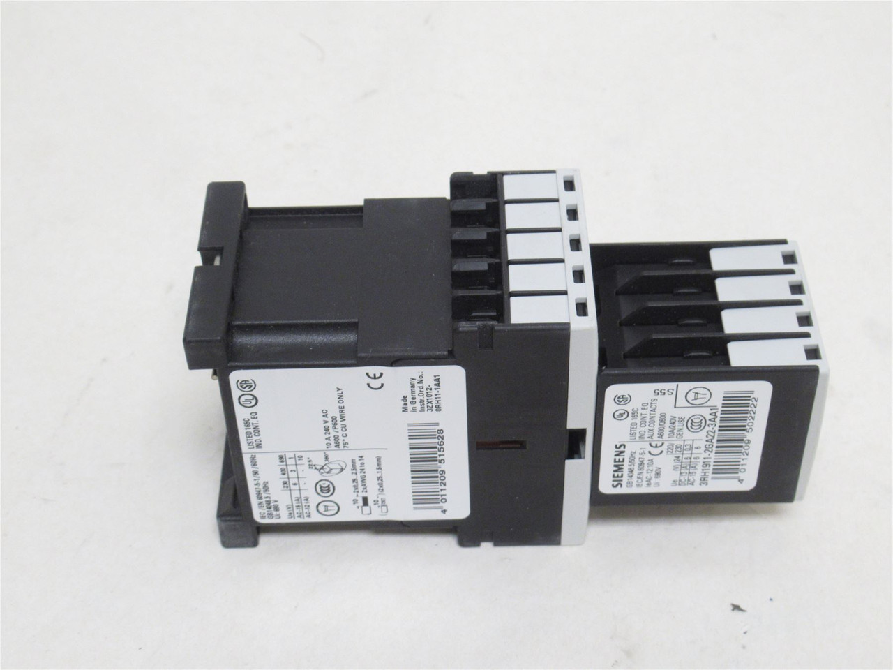 Siemens 3RH1262-2BB40; Control Relay; 6A; 230VAC; Coi: 24VDC