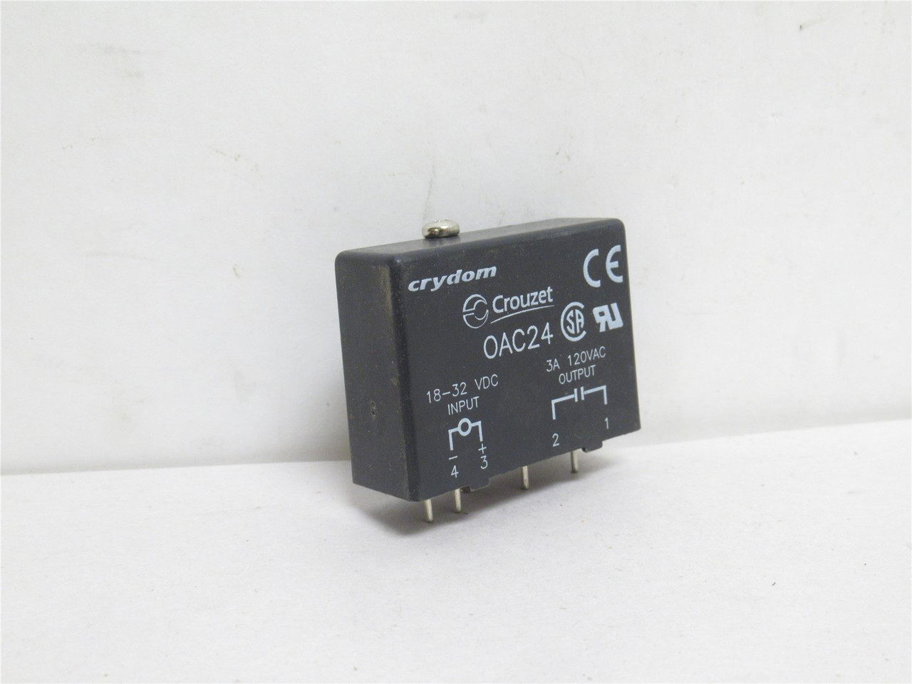 Crouzet OAC24; Relay Module; 120VAC; 3A; 18-32VDC Input