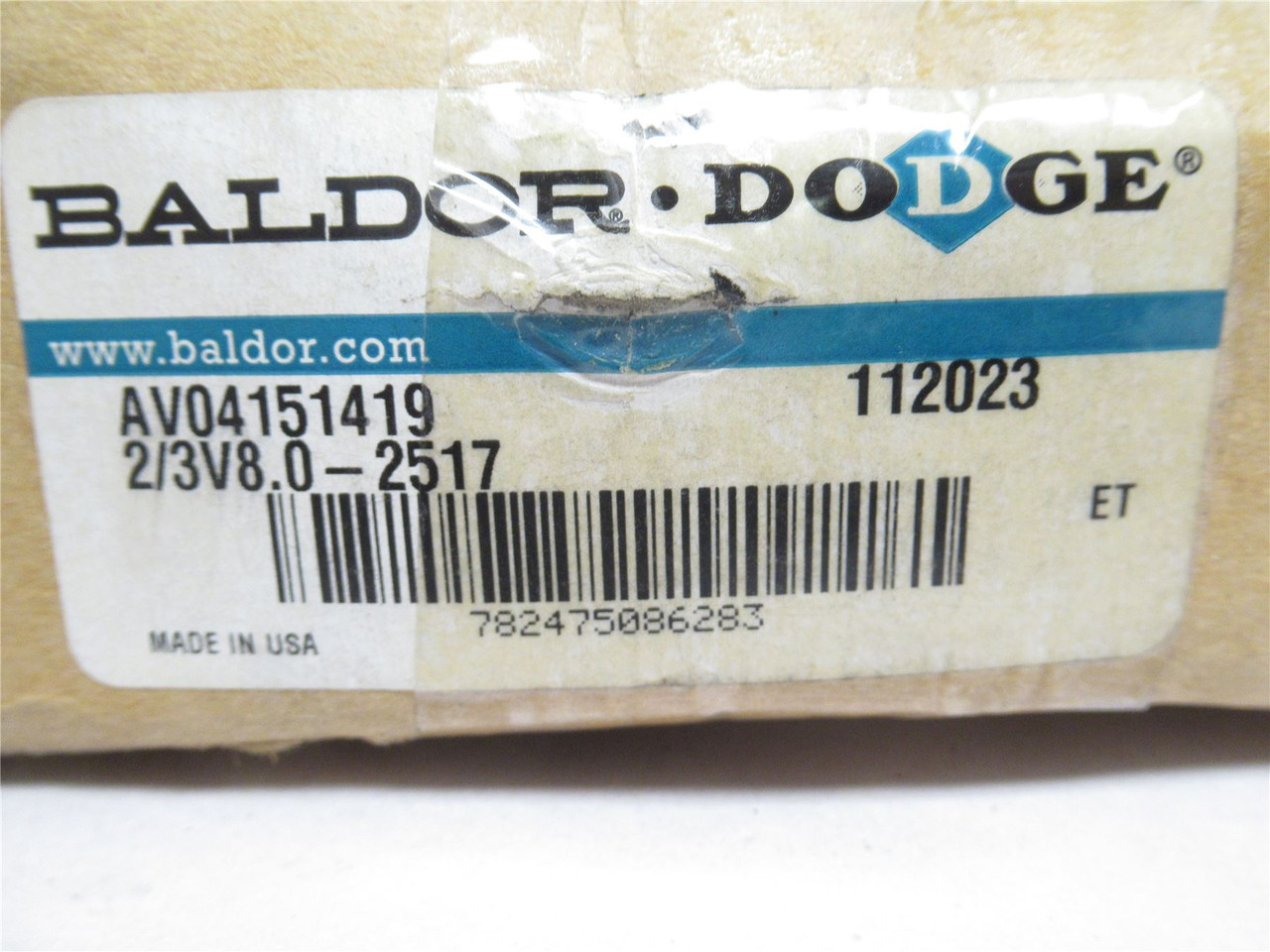 Dodge 2/3V8.0-2517; Bushed V-Belt Pulley 112023; 2 Gr; 3V Belt