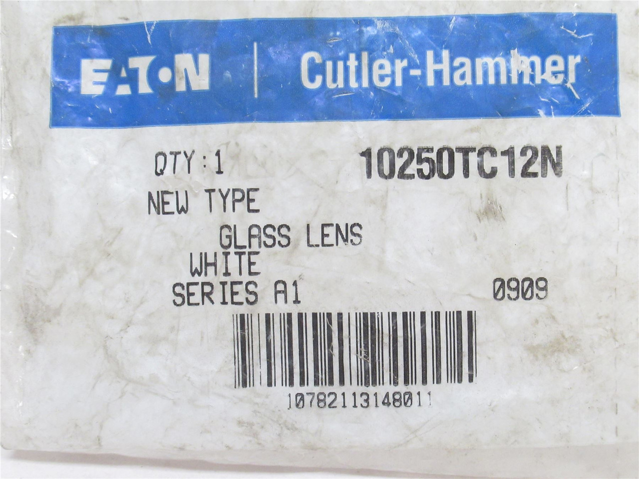 Eaton 10250TC12N; White; Indicator Lens; Watertight/Oiltight