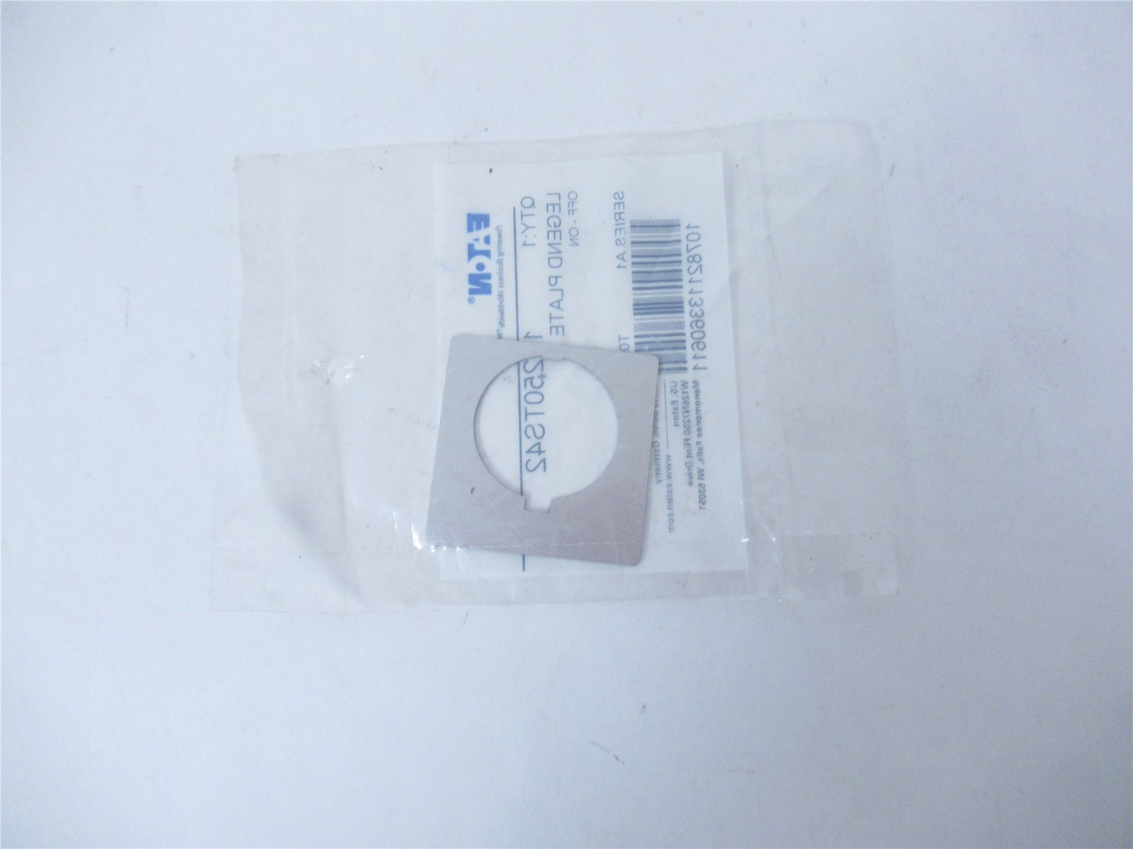 Eaton 10250TS42; Legend Plate - OFF/ON