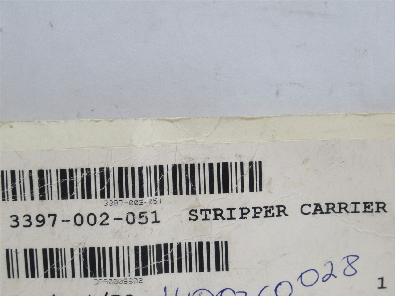 Bradman 3397002051; Stripper Carrier; SS; 2-Pin