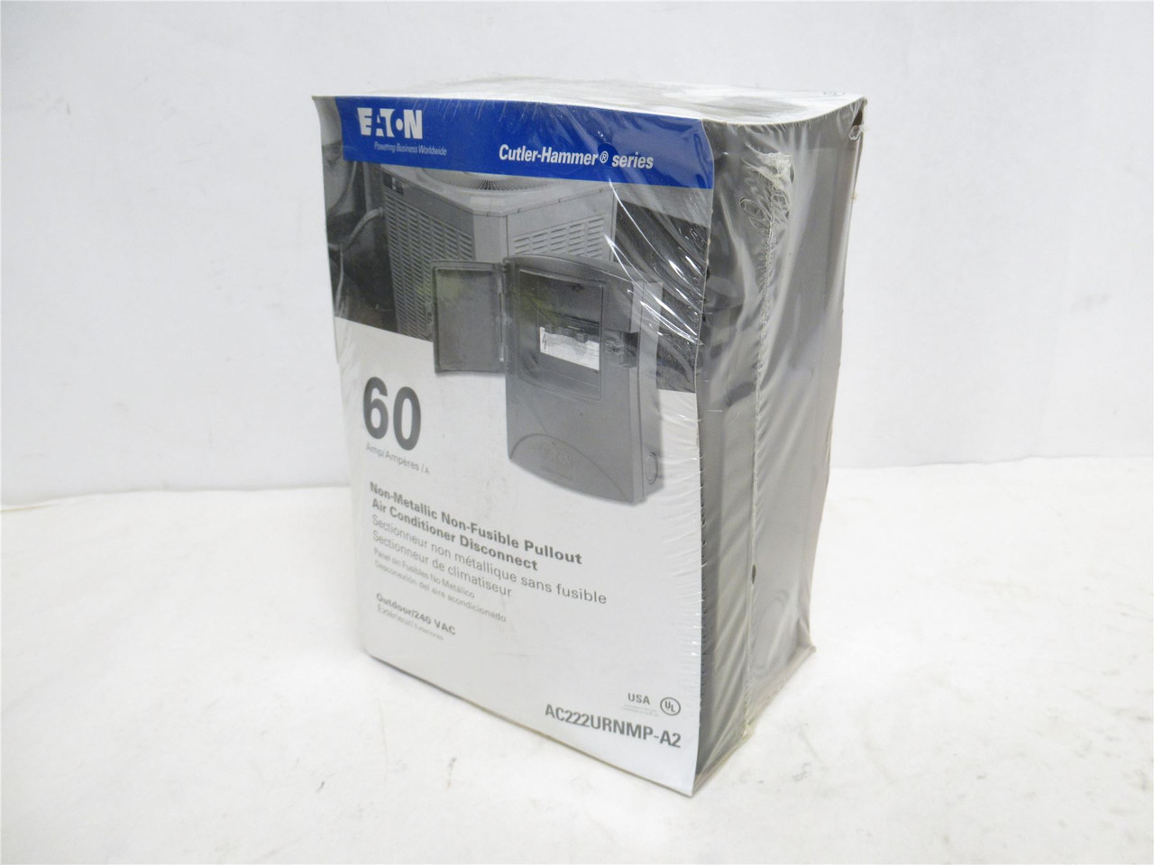 Eaton AC222URNMP-A2; Molded Case Switch Disconnect; 60A; 240V