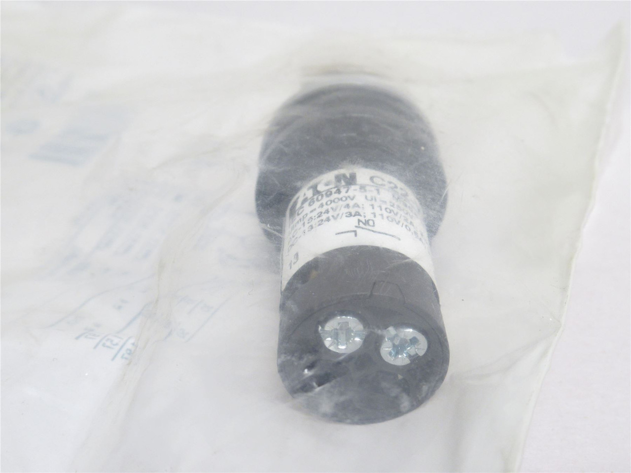 Eaton C22-WS-MS6-K10; Keyed Selector Switch; 2-Pos; 1-NO