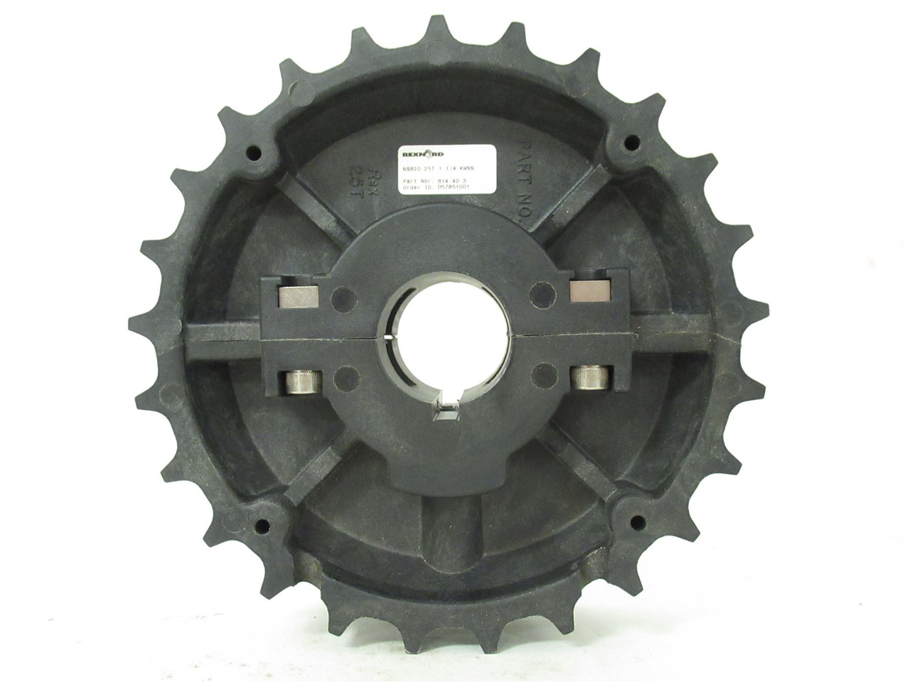 Rexnord  614-40-3; Molded Split Sprocket; 1"ID; 25-Teeth