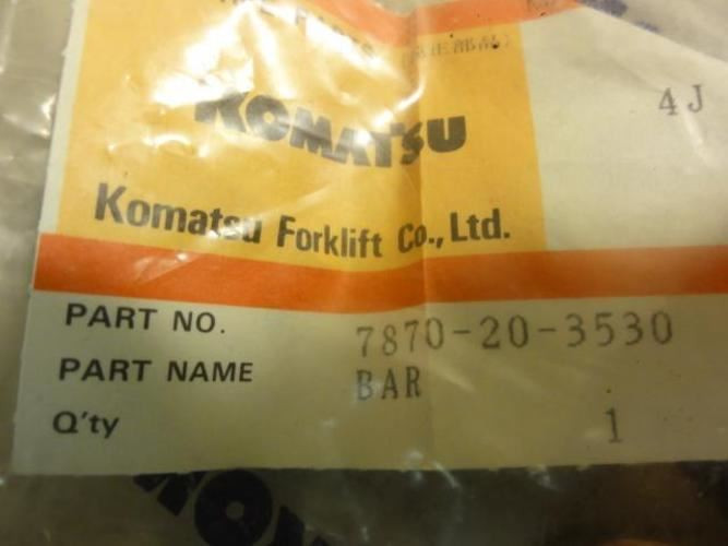 Komatsu 7870-20-3530; Bar