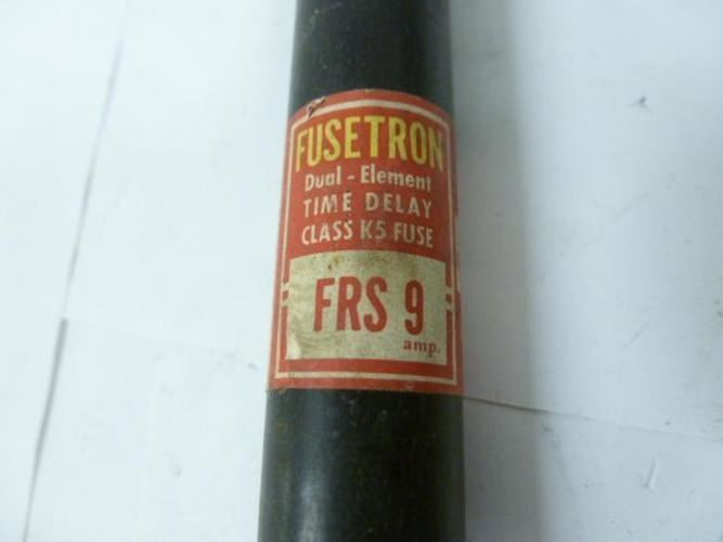 Fusetron FRS9; Fuse; 9 Amp; 600V