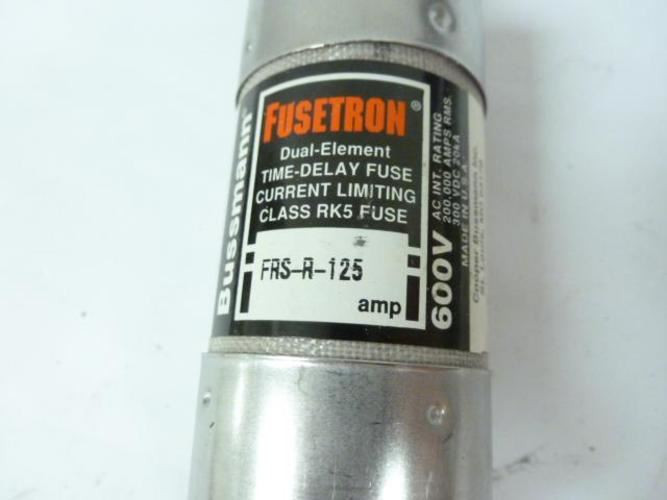 Bussmann FRS-R-125; Fuse; 125 Amp; 600V