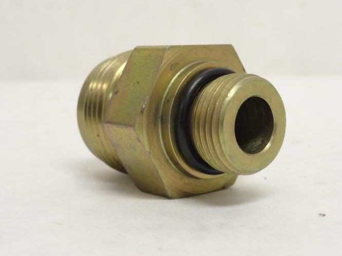 Parker 16-10 F5OX-S; Straight Adapter 1 JIC x 5/8 BOSS