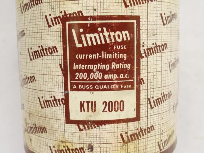 Bussmann KTU-2000; Fast Acting Fuse; 2000A; 600VAC/340VDC