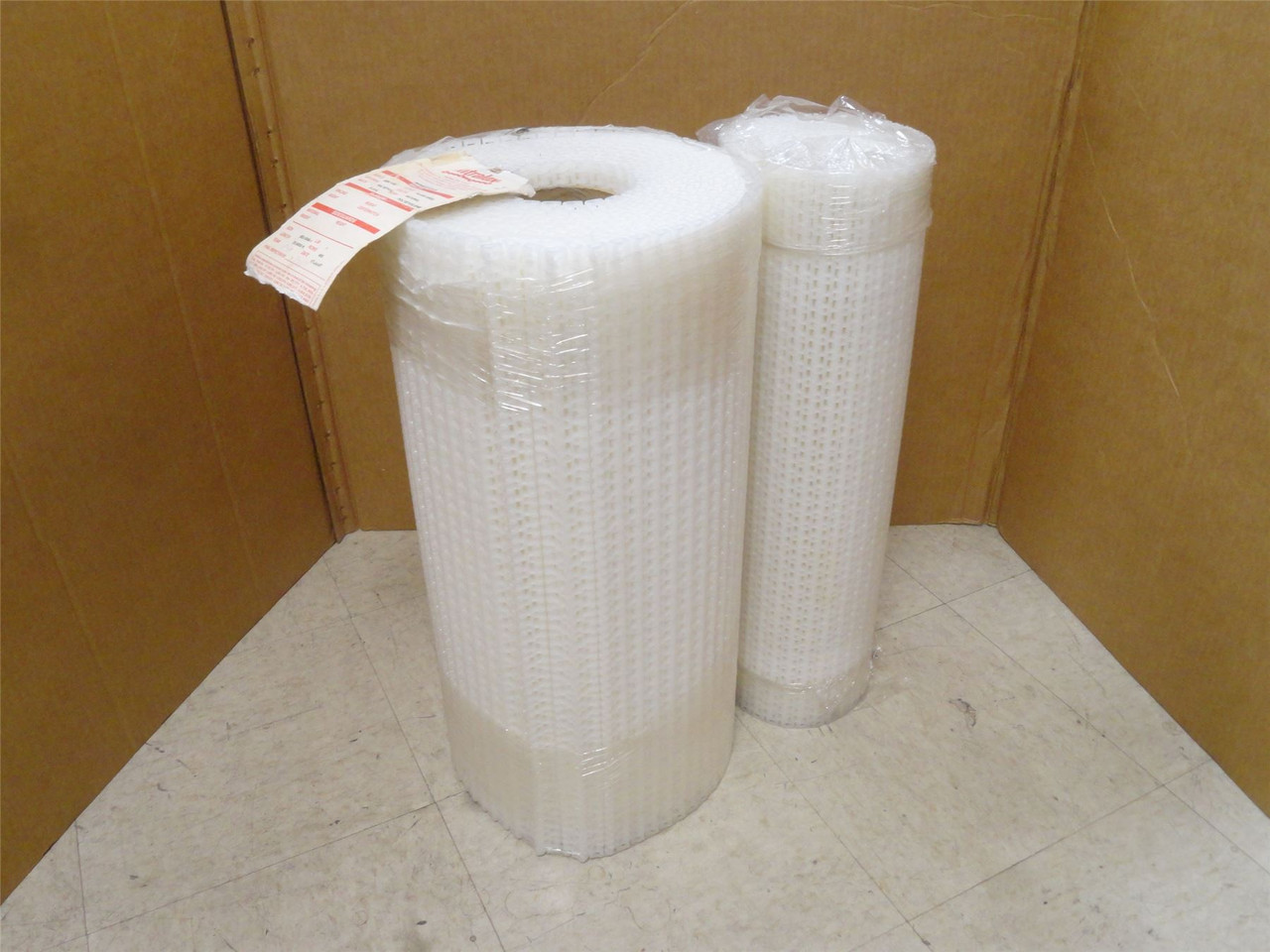 Intralox S1100-22-20; Flush-Grid Plastic Belting 22" W x 20'L