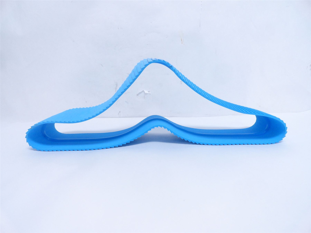 Foodmate IE03007032; Guided Blue Rubber Belt 40" L x 3-7/8" W