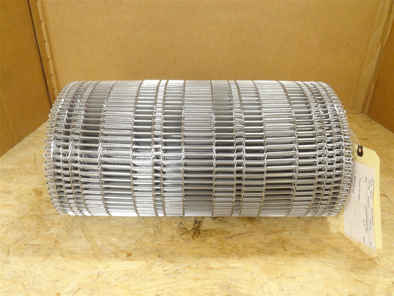Cambridge 00T30418PTP1828433IL; Wire Belt; SS; 18"W x 25'L