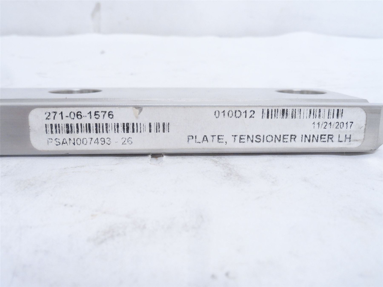JBT 271-06-1576; Inner Tensioner Plate; SS; Left Hand Side