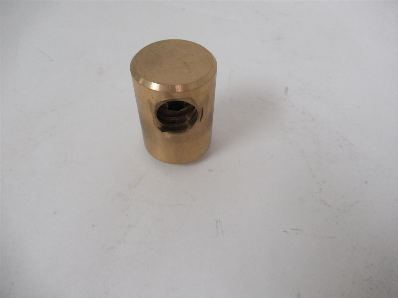 Marel 672433; NUT;F/WING CUTTER;HIGH YIELD LH Thread Brass