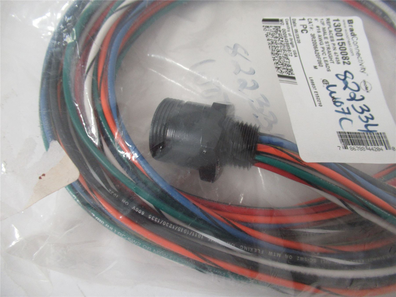 Molex 1300150082; Cable Circular 12POS Rcpt To Wire 6'