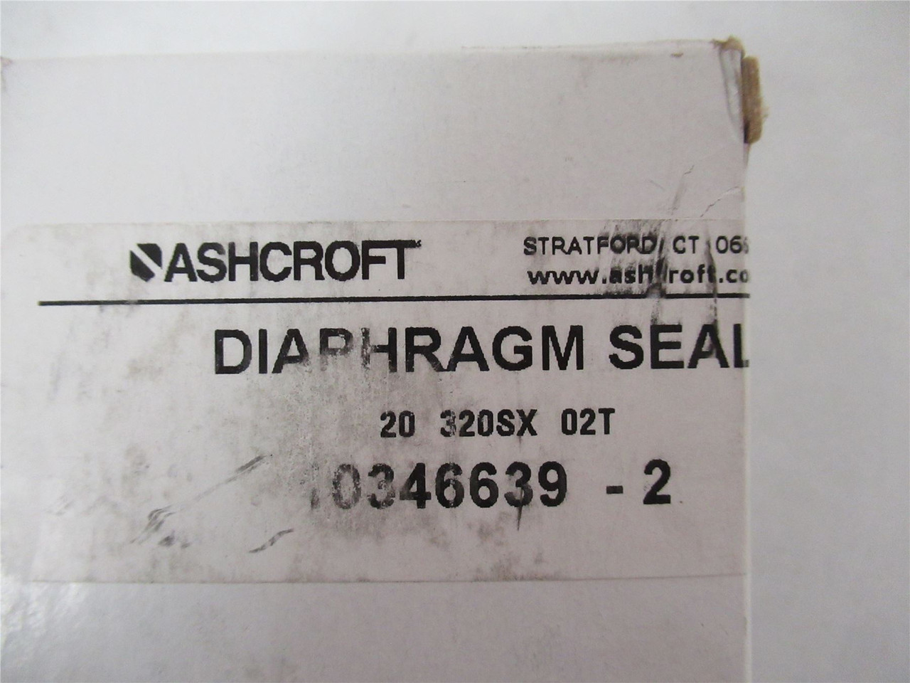 Ashcroft 20320SX02T; Pressure Gauge Diaphram Seal 2"
