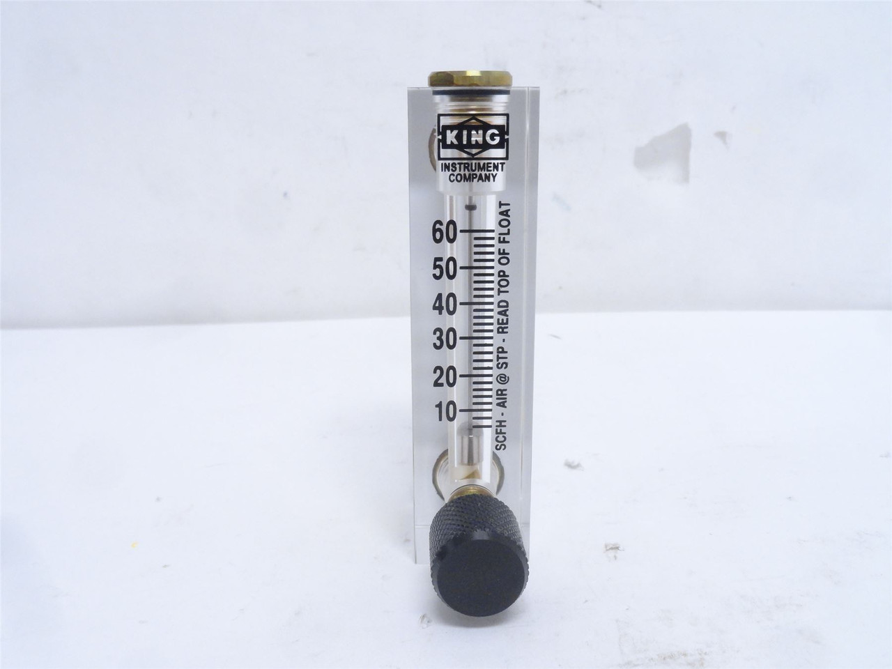King Instrument 75301112C11; Acrylic Tube Flowmeter; 1/4NPT