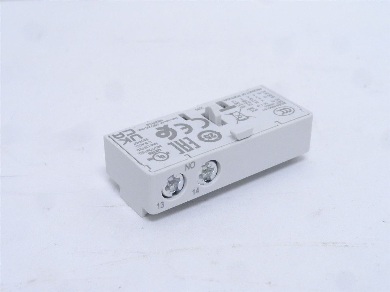 sprecher+schuh KT9-PE1-10; Aux-Contact Block 1-NO; 5A; 250VAC