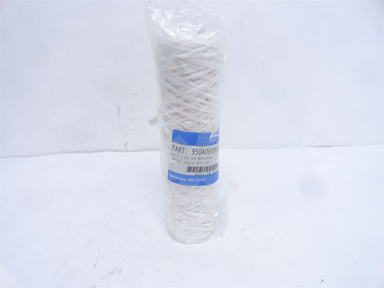 Frick 950A0008H03; Oil Filter Cartridge; 50 Micron; 9-1/2" L