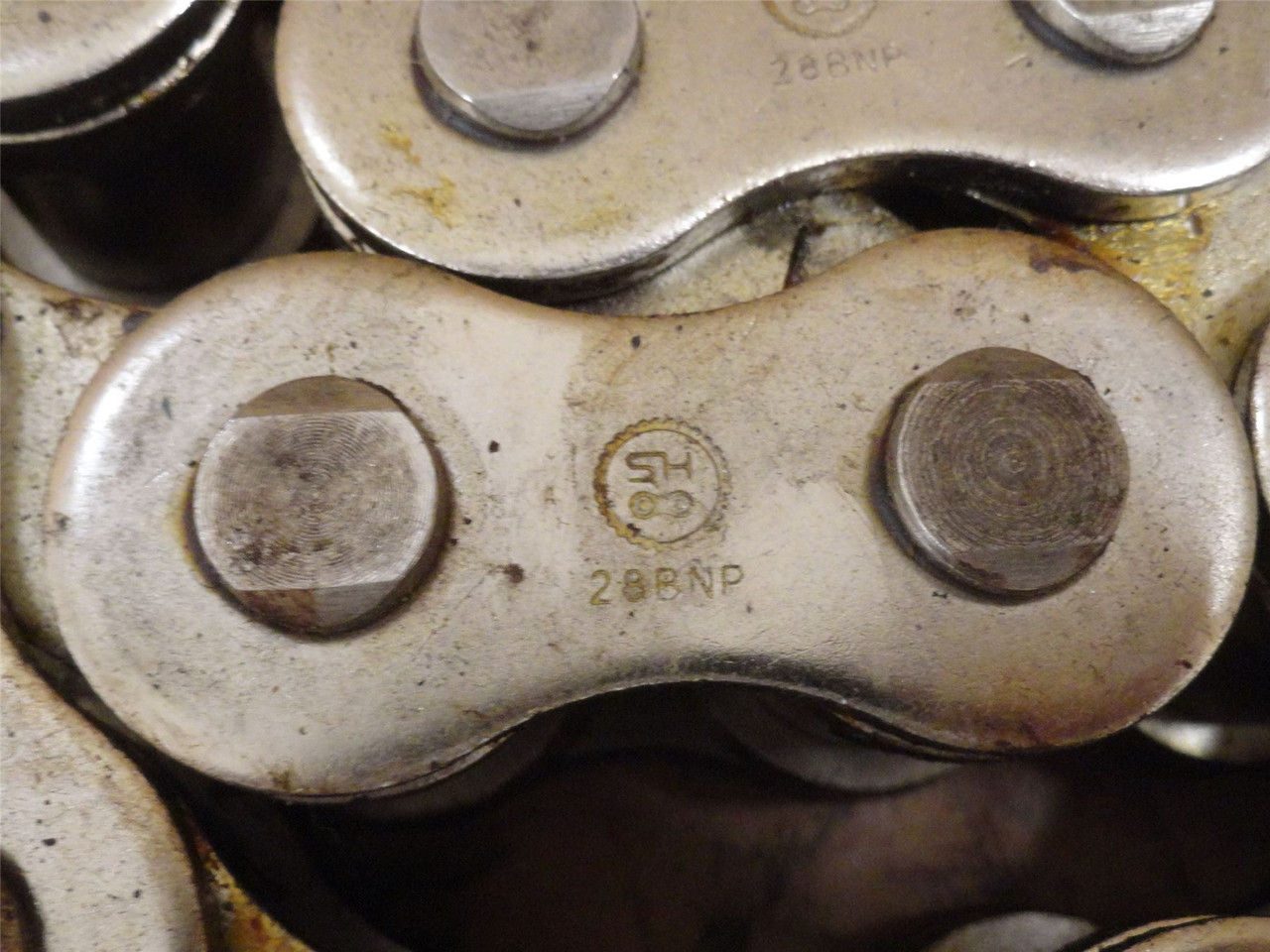 MFG- 28B-RIV; Mixed MFG Roller Chain Size 28B; 10ft Combined